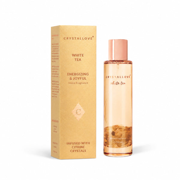 CRYSTALLOVE White Tea & Citrine mgiełka zapachowa do wnętrz 100 ml