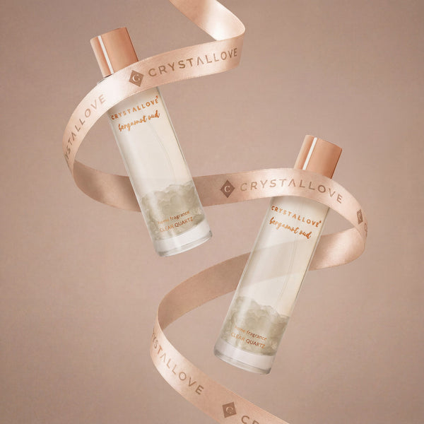 CRYSTALLOVE Bergamot Oud & Clear Quartz Mgiełka Zapachowa do Wnętrz 100 ml