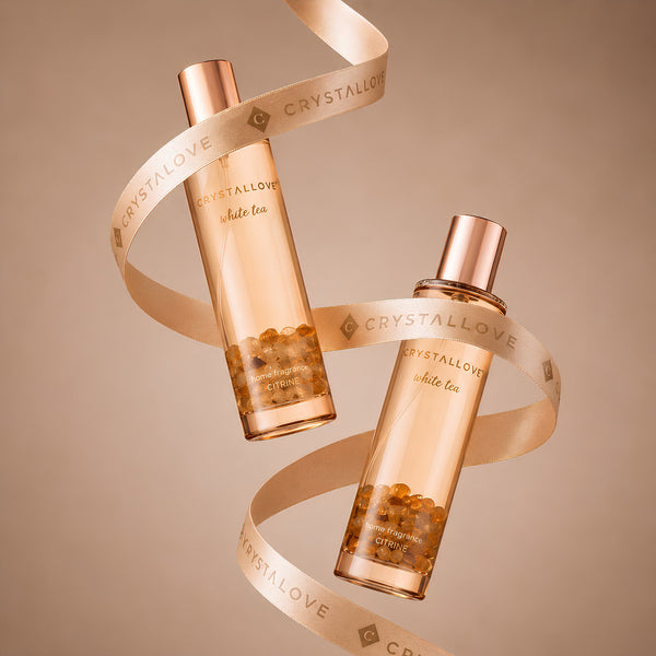 CRYSTALLOVE White Tea & Citrine mgiełka zapachowa do wnętrz 100 ml