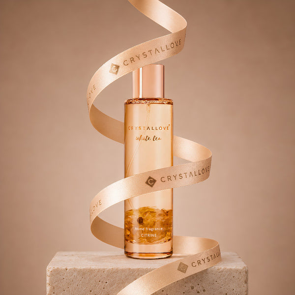 CRYSTALLOVE White Tea & Citrine mgiełka zapachowa do wnętrz 100 ml