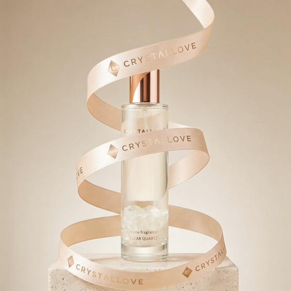 CRYSTALLOVE Bergamot Oud & Clear Quartz Mgiełka Zapachowa do Wnętrz 100 ml