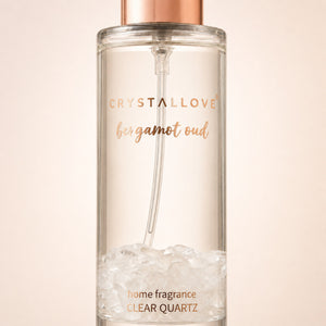 CRYSTALLOVE Bergamot Oud & Clear Quartz Mgiełka Zapachowa do Wnętrz 100 ml