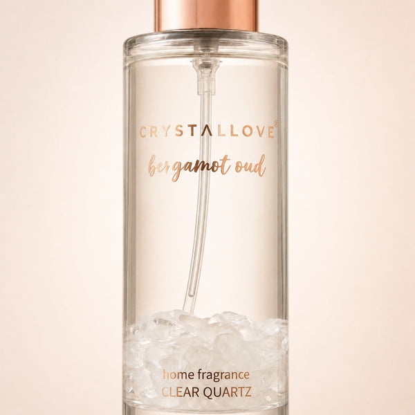 CRYSTALLOVE Bergamot Oud & Clear Quartz Mgiełka Zapachowa do Wnętrz 100 ml
