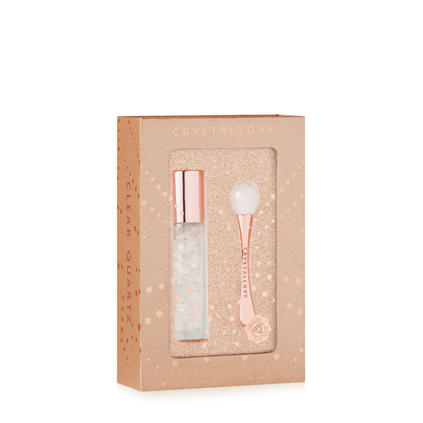 clear quartz 3d eye set - zestaw do masażu wokół oczu