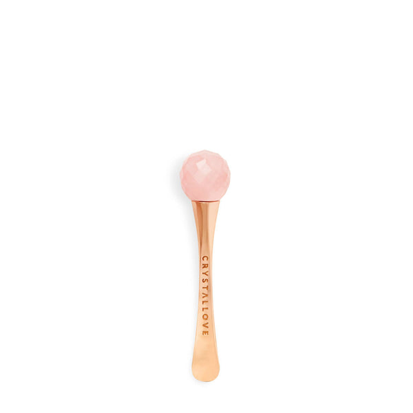crystallove 3d rose quartz eye massager - masażer 3d pod oczy z kwarcu różowego