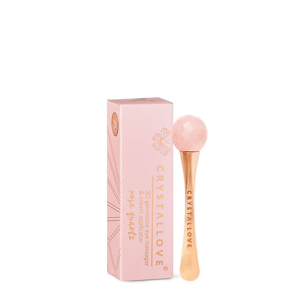 crystallove 3d rose quartz eye massager - masażer pod oczy