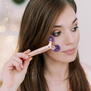 crystallove amethyst 3d lift sculpt set - masażer liftingujący do twarzy