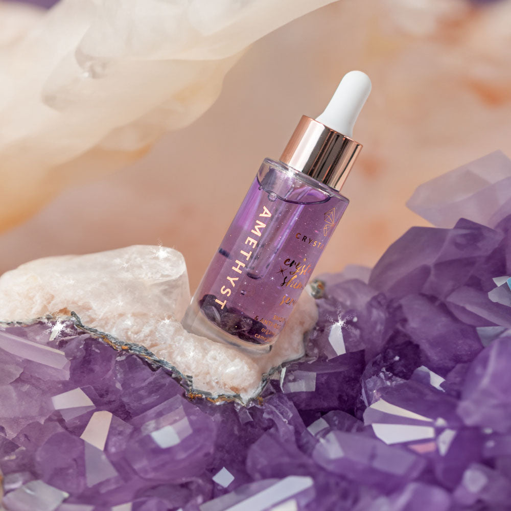crystallove amethyst 3d lift sculpt set - serum z ametystem do twarzy