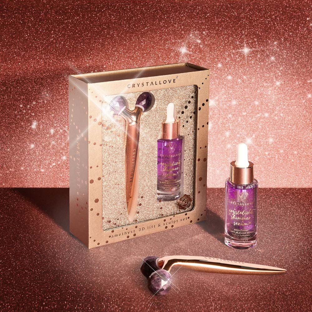crystallove amethyst 3d lift sculpt set