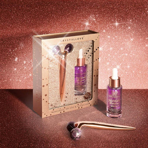 crystallove amethyst 3d lift sculpt set - zestaw do masażu twarzy