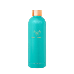 crystallove butelka termiczna na wodę amazonite 500ml - butelka turkusowa