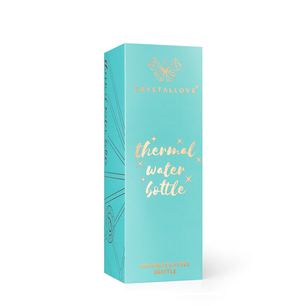 crystallove butelka termiczna na wodę amazonite 500ml