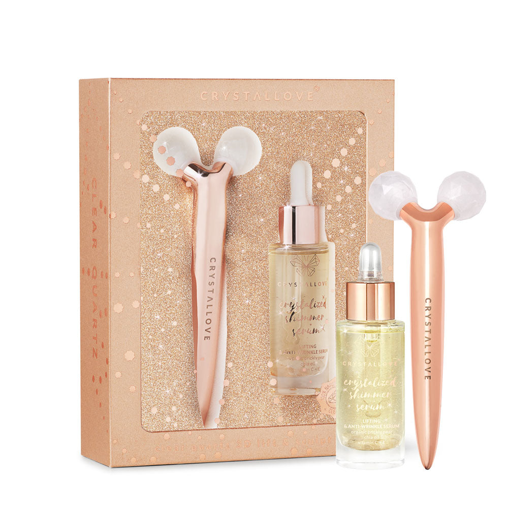 crystallove clear quartz 3d lift sculpt set