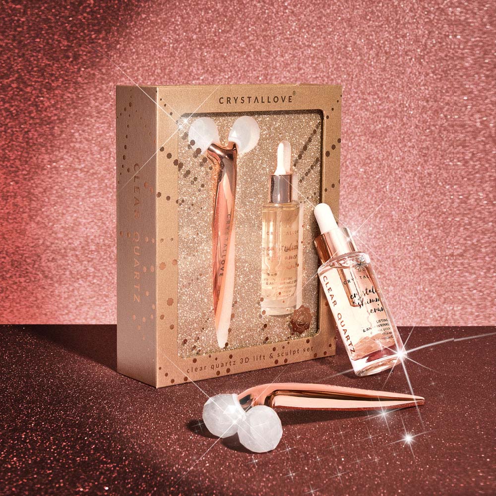 crystallove clear quartz 3d lift sculpt set