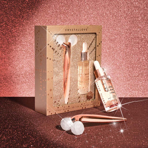 crystallove clear quartz 3d lift sculpt set - pomysł na prezent dla niej