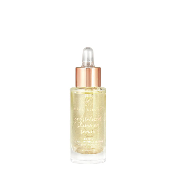 crystallove clear quartz shimmer serum - serum do twarzy, szyi i dekoltu z kryształem górskim i skwalanem