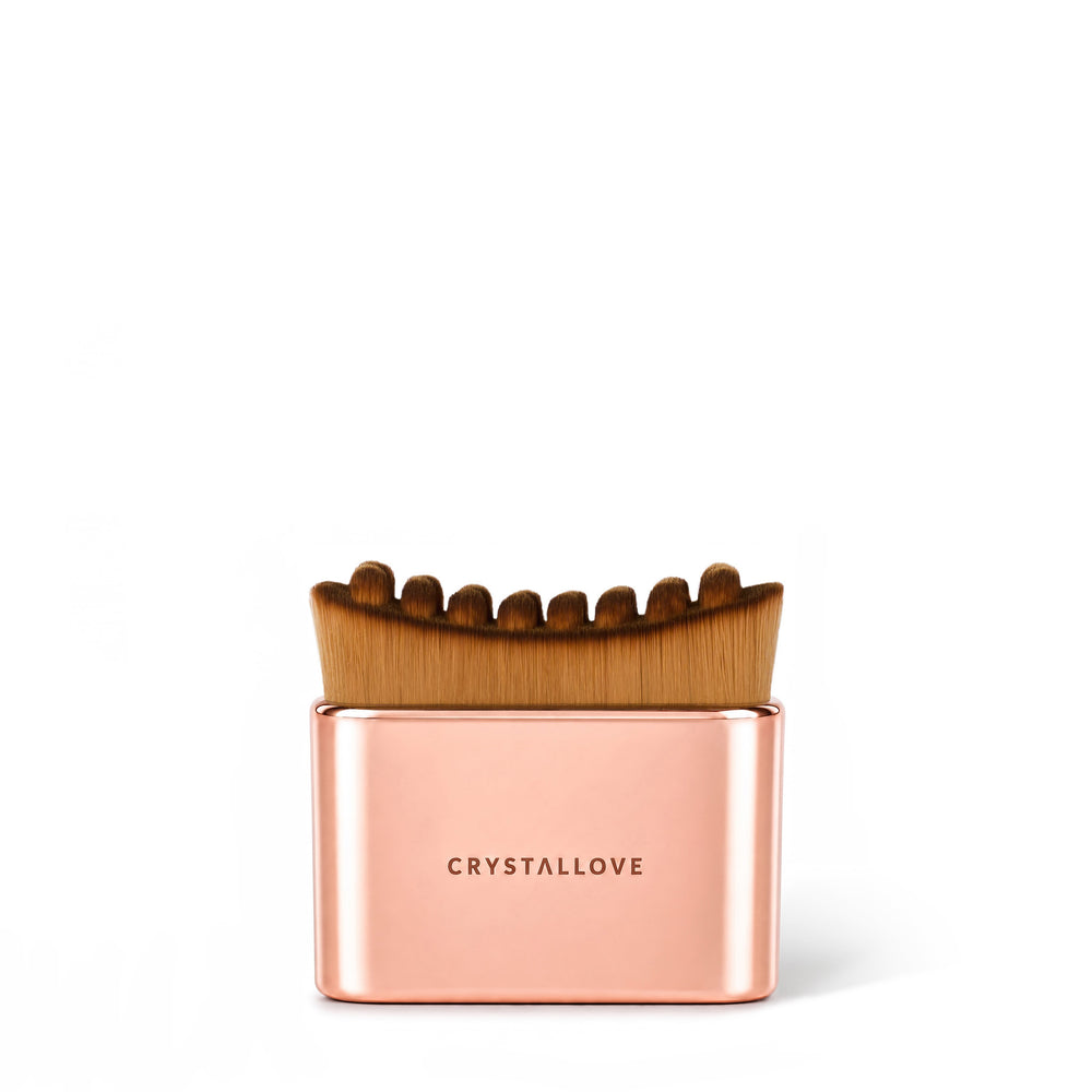 Szczotka CRYSTALLOVE Contour Face Brush do drenażu limfatycznego twarzy, szyi i dekoltu