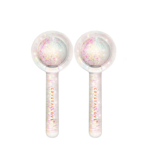 crystallove cryolift ice globes - szklane kule do masazu twarzy - crystal
