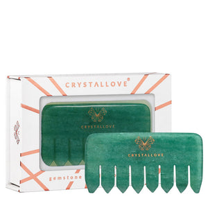 crystallove grzebien do masazu skory glowy i ciala z awenturynu