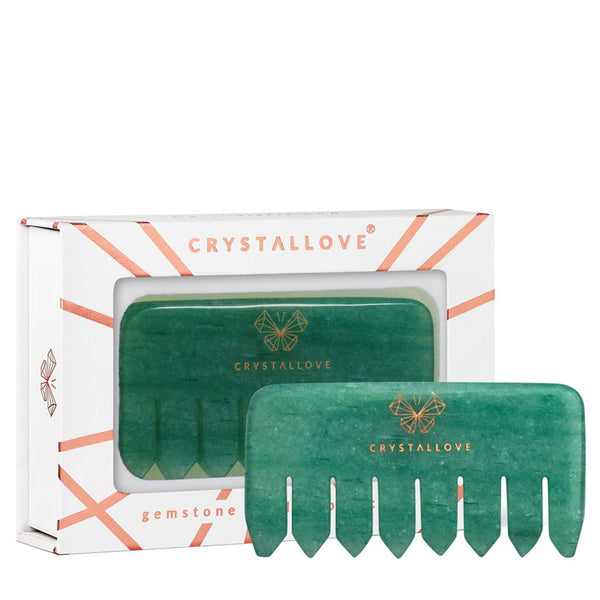 crystallove grzebien do masazu skory glowy i ciala z awenturynu