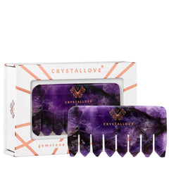 crystallove grzebien do masazu skory glowy z ametystu