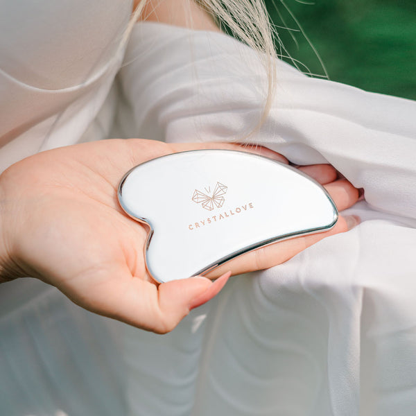 crystallove gua sha ze stali nierdzewnej