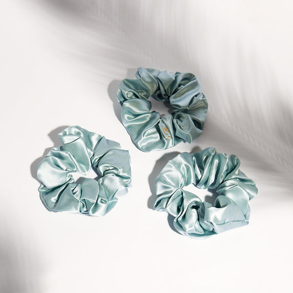 crystallove gumka do włosów z jedwabiu amazonite