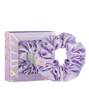 crystallove gumka z jedwabiu mulberry liliowa