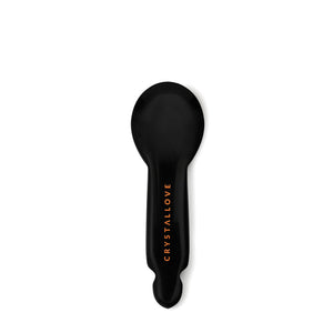 crystallove masażer gua sha pod oczy z czarnego obsydianu