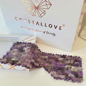 crystallove maska na twarz z ametystu - maska kryształowa na twarz
