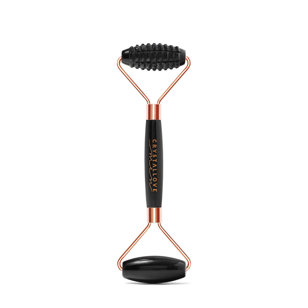 crystallove men masazer do twarzy 3d z obsydianu - roller 3d