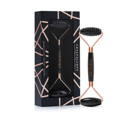 crystallove men masazer do twarzy 3d z obsydianu - roller 3d