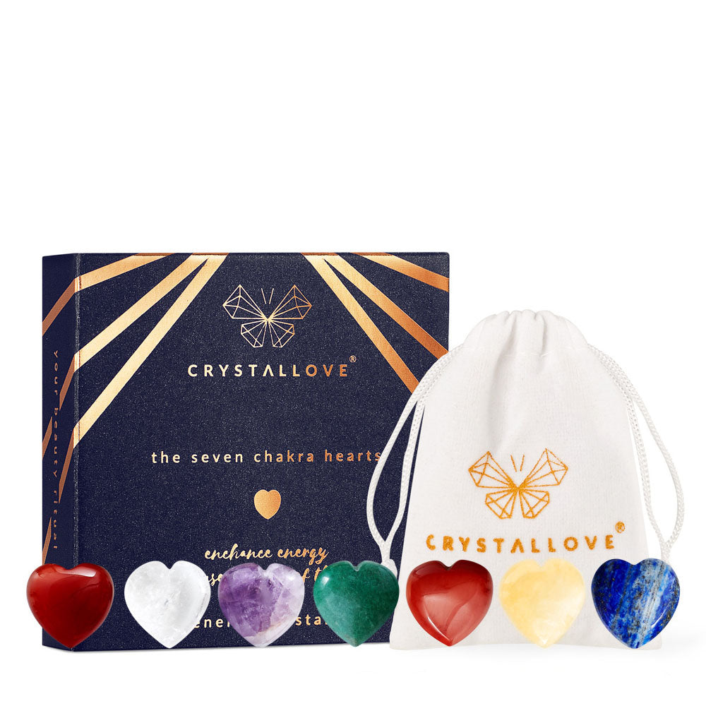 crystallove naturalne kamienie energetyczne - 7 czakr serca