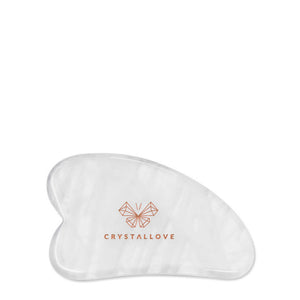 crystallove plytka do masazu twarzy gua sha z krysztalu gorskiego - masazu twarzy