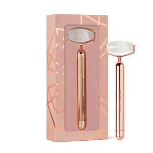 crystallove roller pulsacyjny do masażu twarzy z krysztalem gorskim