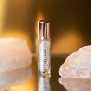 crystallove rose quartz 3D eye set - buteleczka roll-on z kwarcem