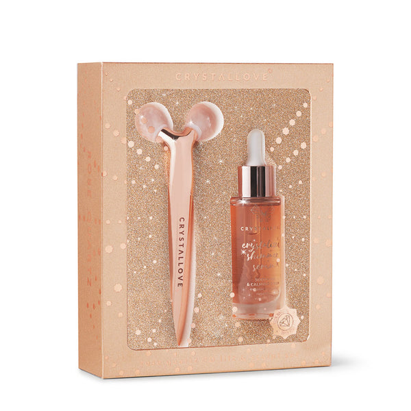 crystallove rose quartz 3d lift & sculpt set - masażer liftingujący