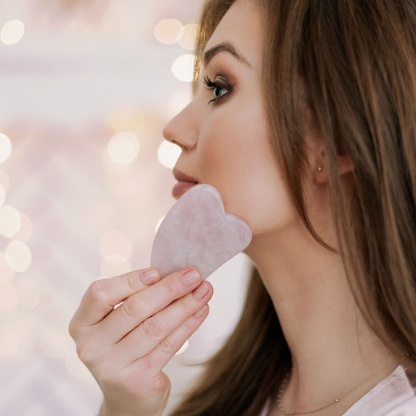 crystallove rose quartz beauty set - zestaw z kwarcu różowego