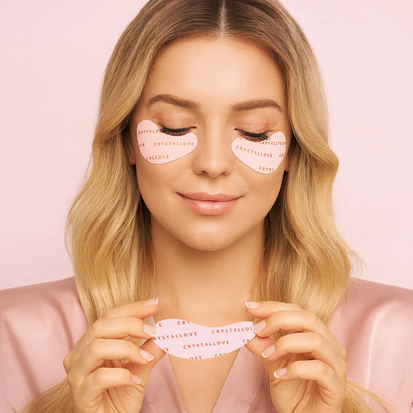 crystallove silikonowe płatki pod oczy reusable eye patches