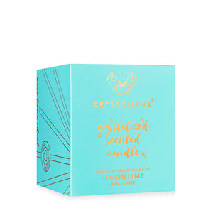 crystallove świeca sojowa z amazonitem