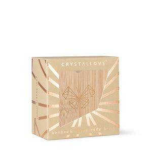 crystallove szczotka do masażu ciała motyl - butterfly agave body brush