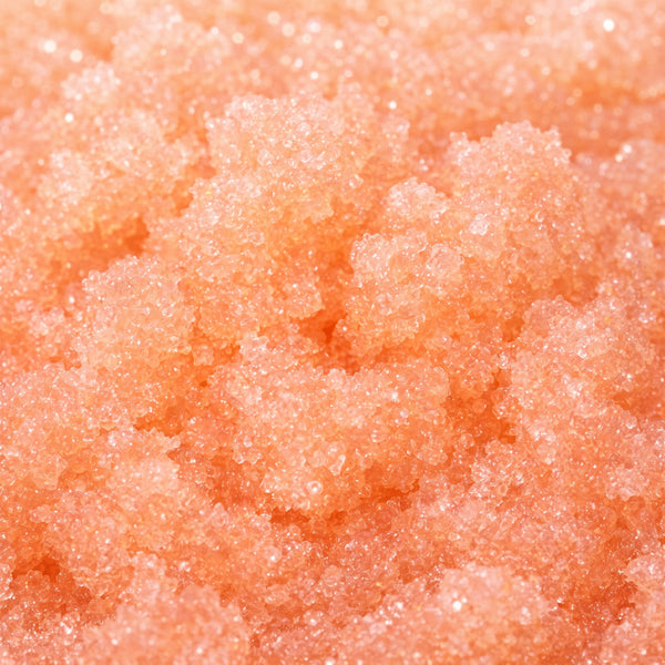 Cukrowa tekstura peelingu do ciała rózanego CRYSTALLOVE - Rose Quartz Shimmer Body Scrub