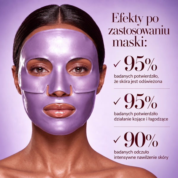 Dlaczego warto stosować hydrożelową maskę do twarzy z ametystem CRYSTALLOVE – nawilżenie, ukojenie i odświeżenie skóry