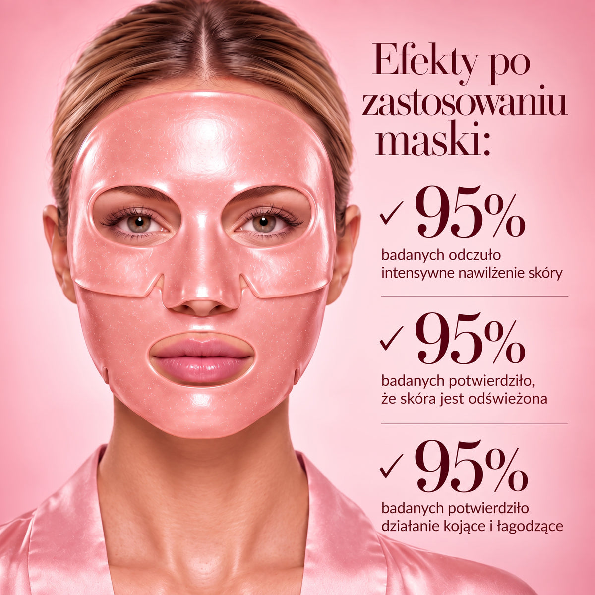 Dlaczego warto stosować hydrożelową maskę do twarzy z kwarcem różowym CRYSTALLOVE – intensywne nawilżenie, odświeżenie i ukojenie skóry