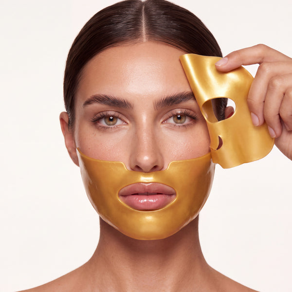 Gold Antioxidant Face Mask – hydrożelowa maska do twarzy z witaminą C i kolagenem CRYSTALLOVE