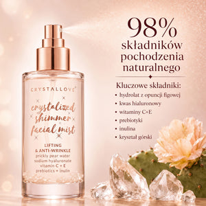 Mgiełka do twarzy o naturalnym składzie | CRYSTALLOVE kosmetyki naturalne