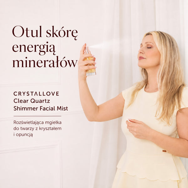 Mgiełka do twarzy z kwasem hialuronowym i prebiotykami | CRYSTALLOVE