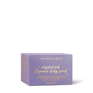 Peeling z ametystem CRYSTALLOVE w szklanym słoiczku