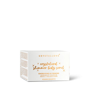 Peeling z kryształem górskim CRYSTALLOVE w szklanym słoiczku