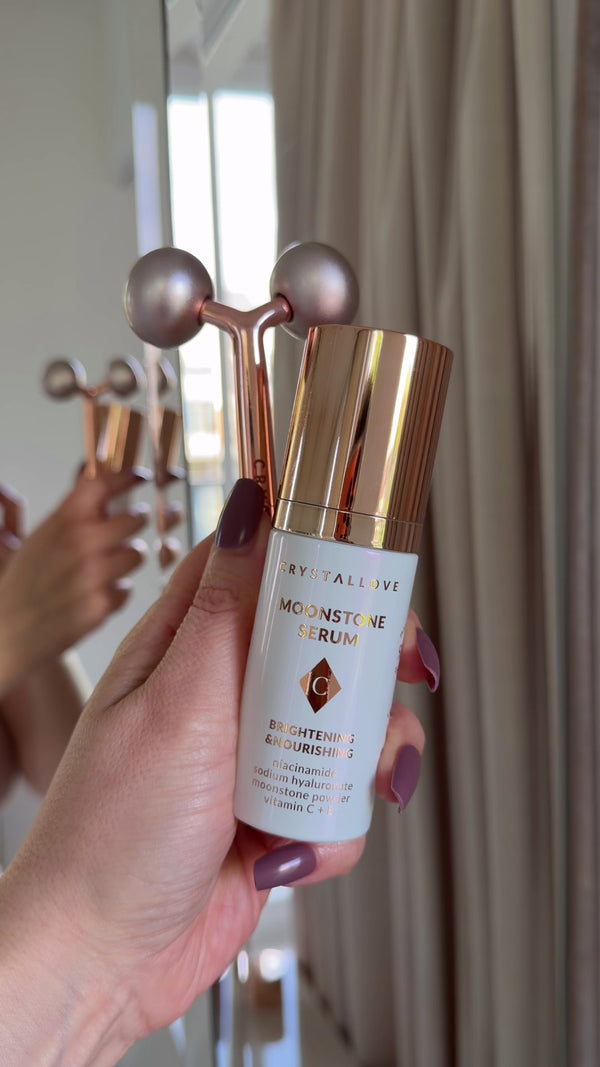 Serum do twarzy z kamieniem księżycowym | CRYSTALLOVE